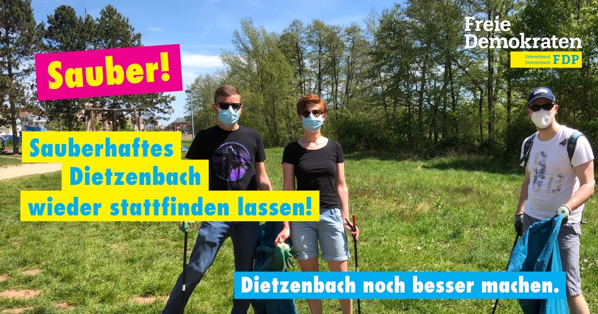 Sauberhaftes Dietzenbach wieder stattfinden lassen